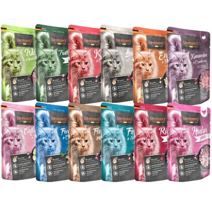 LEONARDO Finest Selection Set mit gemischten Geschmacksrichtungen 24 x 85 g