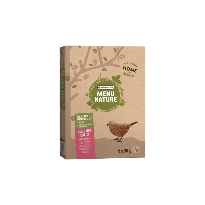 VERSELE-LAGA Gourmet Meisenknödel mit Beeren ohne Netz 6 Stück 540g