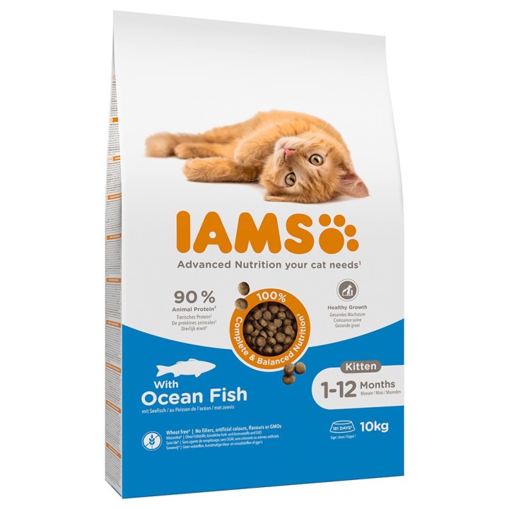 IAMS Advanced Nutrition Kitten mit Seefisch - 10 kg