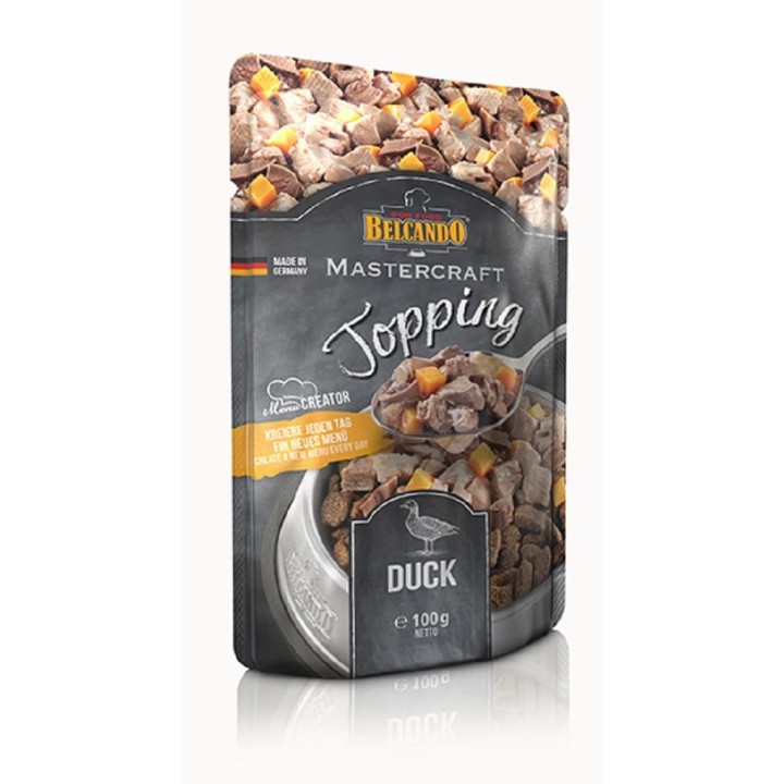 BELCANDO Mastercraft Topping Ente mit Süßkartoffeln 100 g