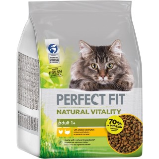 PERFECT FIT Natural Vitality mit Huhn und Truthahn für ausgewachsene Katzen 2,4 kg