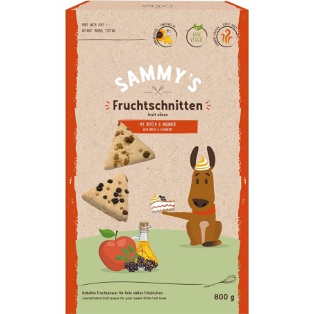 BOSCH SAMMY’S Fruchtschnitten mit Äpfeln &amp, Holunder 800 g