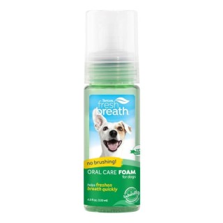 TROPICLEAN Fresh Breath Mint Oral Care Foam Dog 133ml