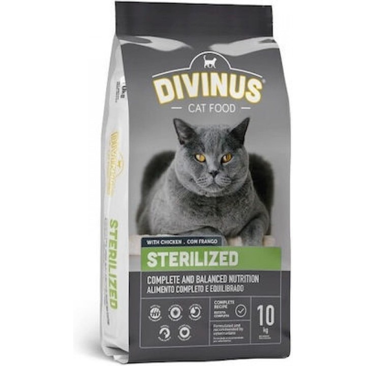 DIVINUS Cat Sterilized für sterilisierte Katzen 10 kg