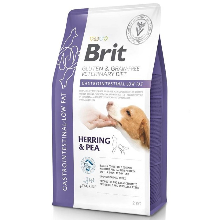 BRIT Grain Free Veterinary Diets Dog Gastrointestinal Low Fat 2 kg