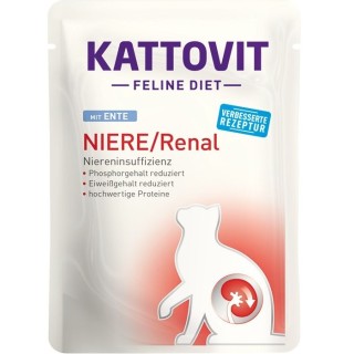 KATTOVIT Feline Diet Niere/Renal Ente 85 g