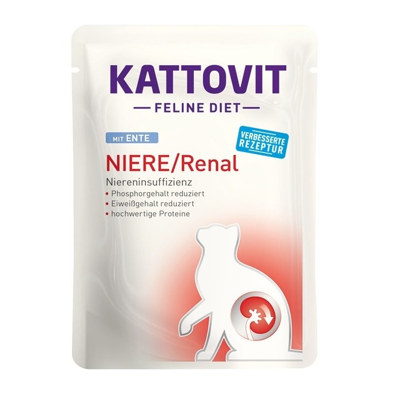 KATTOVIT Feline Diet Niere/Renal Ente 85 g
