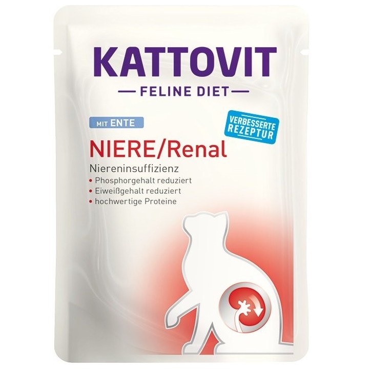 KATTOVIT Feline Diet Niere/Renal Ente 85 g