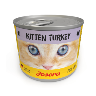JOSERA Kitten Truthahn Nassfutter für Kätzchen Dose 200g
