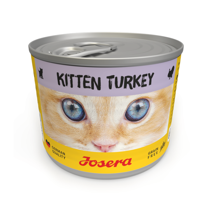 JOSERA Kitten Truthahn Nassfutter für Kätzchen Dose 200g