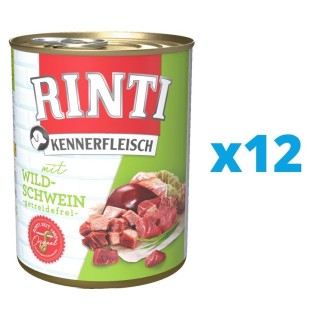 RINTI Kennerfleisch Wildschwein 12 x 400 g