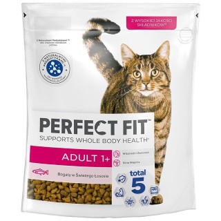 PERFECT FIT (Adult 1+) 750g Reich an Lachs – Trockenfutter für Katzen