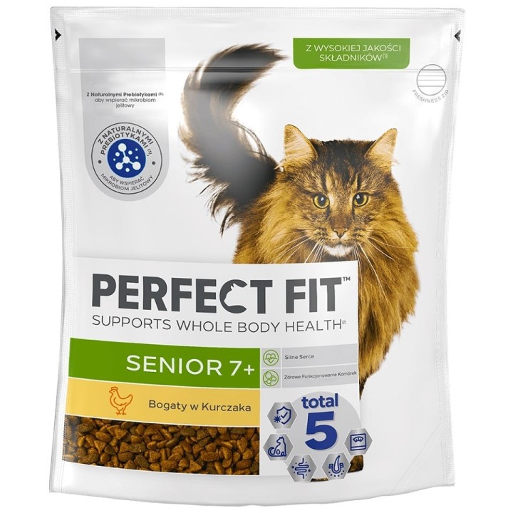 PERFECT FIT (Senior 7+) 750 Reich an Huhn – Trockenfutter für ältere Katzen