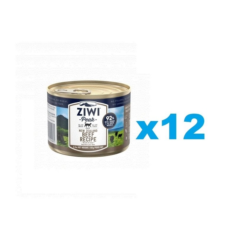 ZIWIPEAK Cat Beef Rind 12 x 185 g