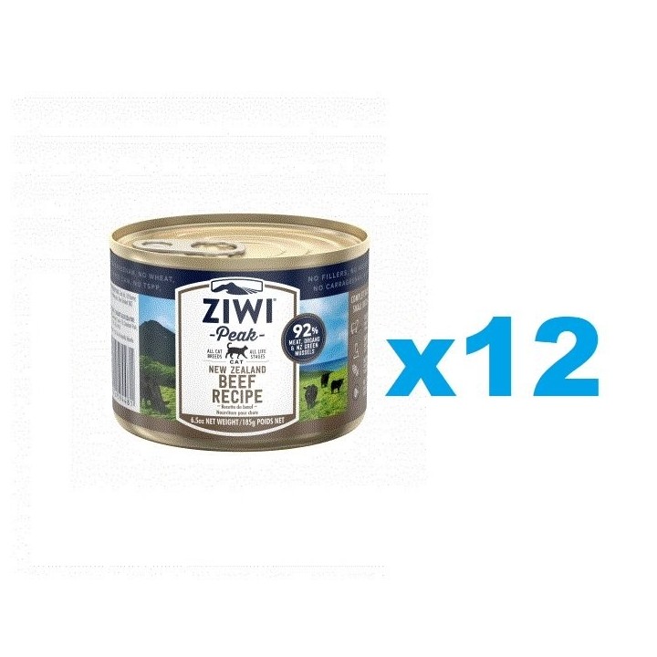 ZIWIPEAK Cat Beef Rind 12 x 185 g