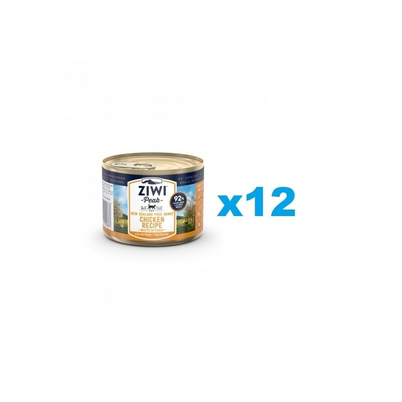 ZIWIPEAK Cat Chicken Huhn 12 x 185 g