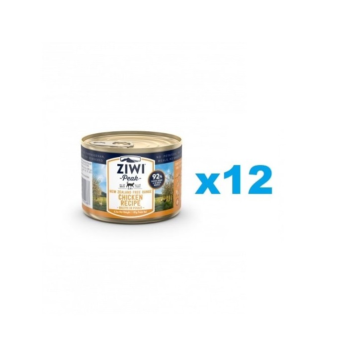 ZIWIPEAK Cat Chicken Huhn 12 x 185 g