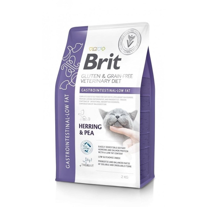 BRIT Veterinary Diets Cat Grain Free Gastrointestinal Low Fat 2 kg