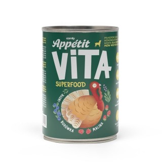 COMFY APPETIT VITA Superfood Indyk 400g Monoprotein-Hundefutter