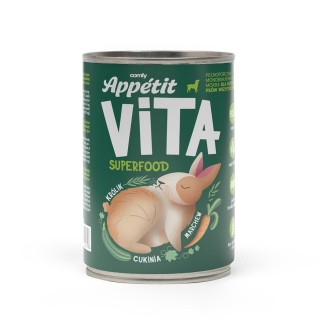 COMFY APPETIT VITA Superfood Kaninchen 400g Monoprotein Hundefutter