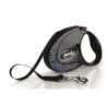 FLEXI Automatik-Hundeleine Glam Splash Mystic M Tape 5m schwarz