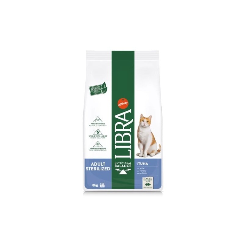LIBRA Cat Adult Sterilized Katzenfutter mit Thunfisch 10kg