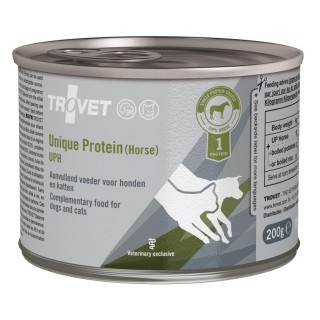 TROVET Unique Protein Horse UPH Nassfutter für Hunde und Katzen mit Pferdefleisch 200 g