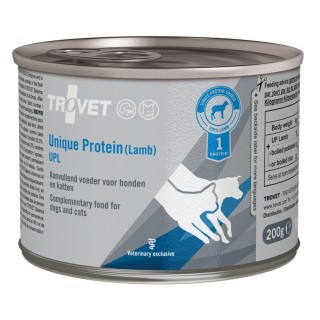 TROVET Unique Protein Lamb UPL Nassfutter für Hunde und Katzen mit Lammfleisch 200g