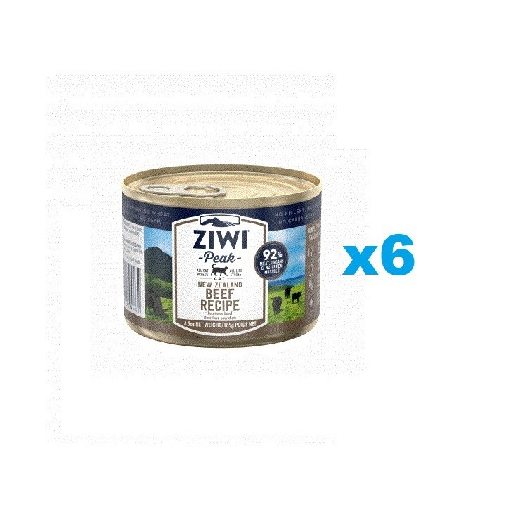 ZIWIPEAK Cat Beef Rind 6x185 g