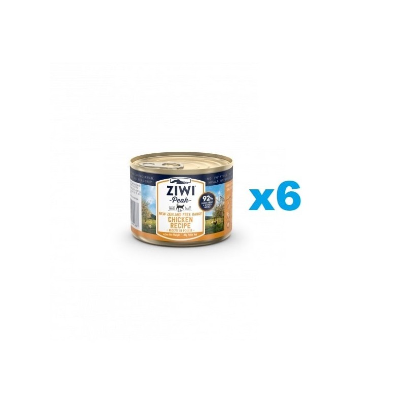 ZIWIPEAK Cat Chicken Huhn 6x185 g