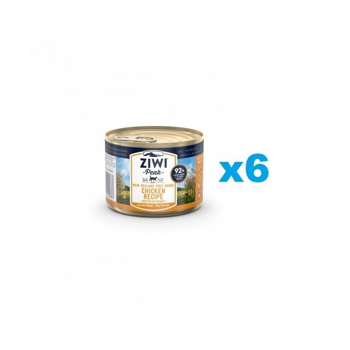 ZIWIPEAK Cat Chicken Huhn 6x185 g