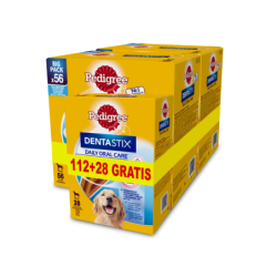 PEDIGREE DentaStix (Große Hunderassen) Zahnpflegeprodukte für Hunde 56 + 28 St.