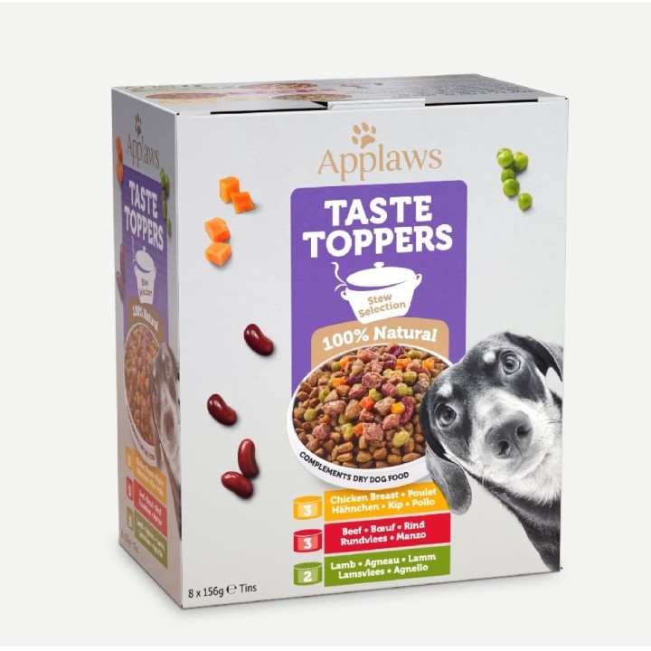 APPLAWS Applaws Dog Tin 8x156g Stew Multipack