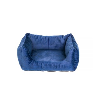FERA Glamour Schlafsofa rechteckig blau L 65x75x27 cm