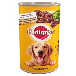 PEDIGREE Adult Dose 1200g - Nassvollnahrung für adulte Hunde, mit Huhn und Karotten in Gelee