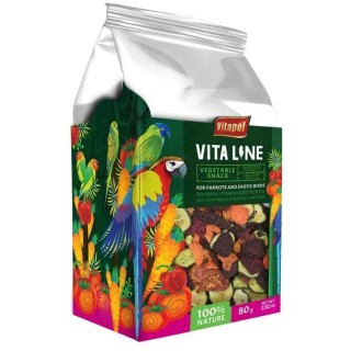 VITAPOL Gemüsesnack für Papageien und exotische Vögel 80g