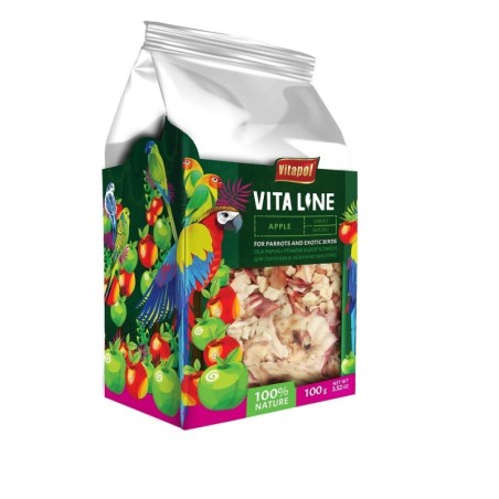 VITAPOL Apfel für Papageien und exotische Vögel 100g