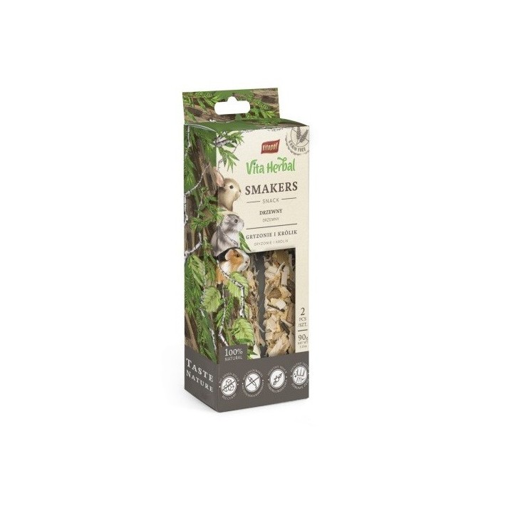 VITAPOL Holzleckerbissen für Nager und Kaninchen 90 g