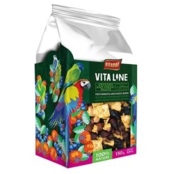 VITAPOL Wald- und Streuobst für Papageien und exotische Vögel 150g