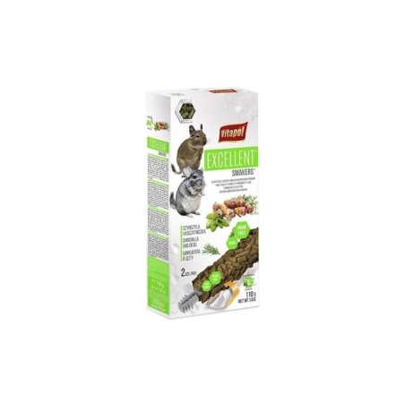 VITAPOL Smakers Excellent für Chinchillas und Nachtschwalben 2 Stück 110 g
