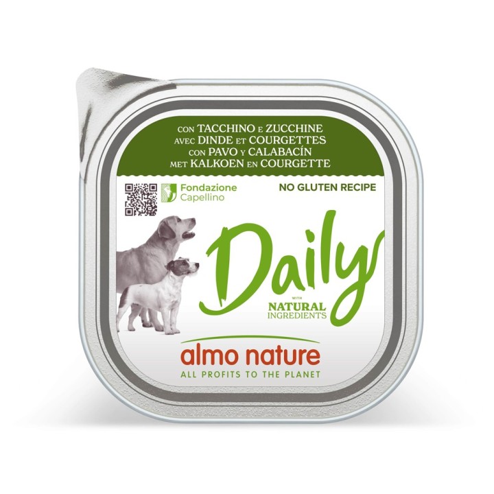 Almo Nature Daily 9 x 300 g - mit Truthahn und Zucchini