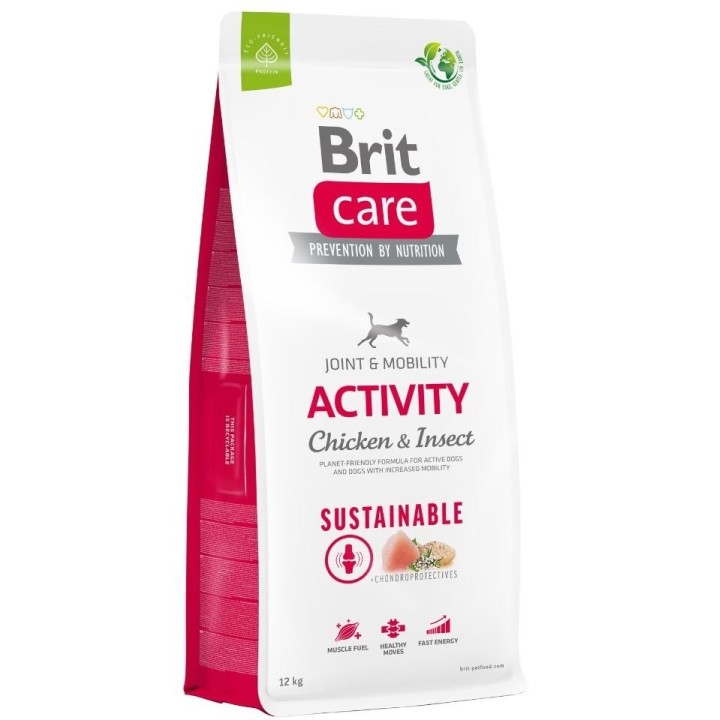 BRIT Care Dog Sustainable Activity Chicken &amp, Insect für Hunde mit Huhn und Insekten 12kg