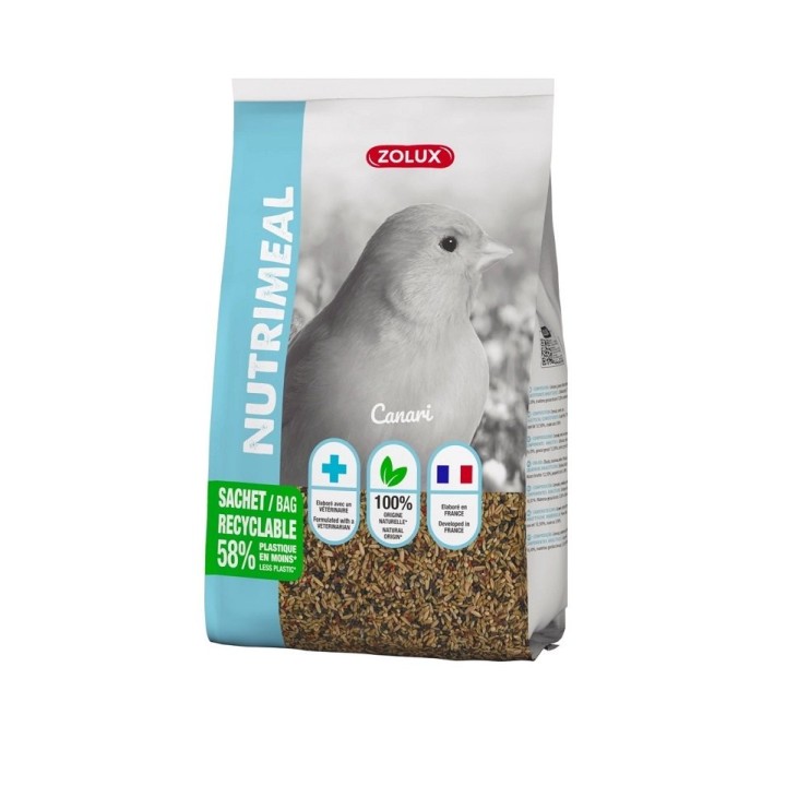 ZOLUX NUTRIMEAL 3 mix für Kanarienvögel 2,5 kg