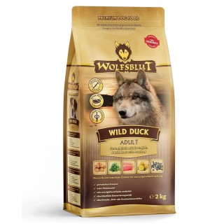 WOLFSBLUT Wild Duck Adult Hundetrockenfutter mit Ente und Kartoffeln 12,5 kg