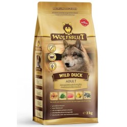 WOLFSBLUT Wild Duck Large Breed Adult Trockenfutter für große Hunderassen mit Ente 12,5 kg