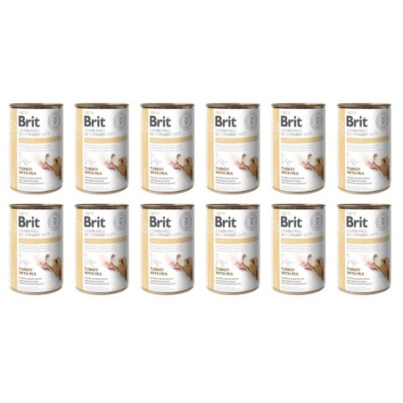BRIT Veterinary Diet Hepatic Turkey&amp,Pea 12x400 g