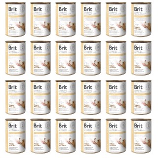 BRIT Veterinary Diet Hepatic Turkey&amp,Pea 24x400 g