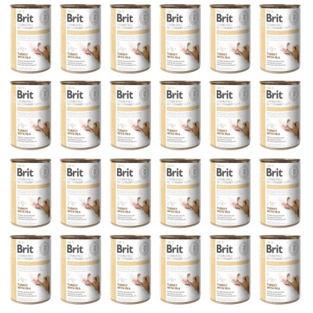 BRIT Veterinary Diet Hepatic Turkey&amp,Pea 24x400 g