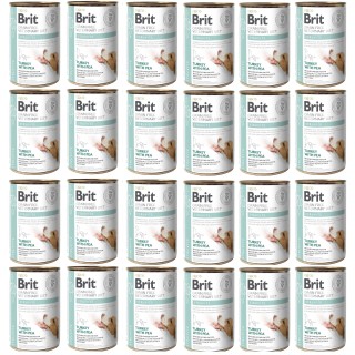 BRIT Veterinary Diet Struvite Turkey&amp,Pea bei Harnwegserkrankungen für Hunde 24x400g