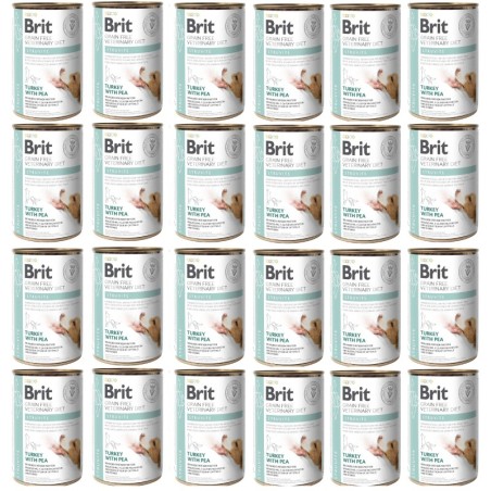 BRIT Veterinary Diet Struvite Turkey&amp,Pea bei Harnwegserkrankungen für Hunde 24x400g